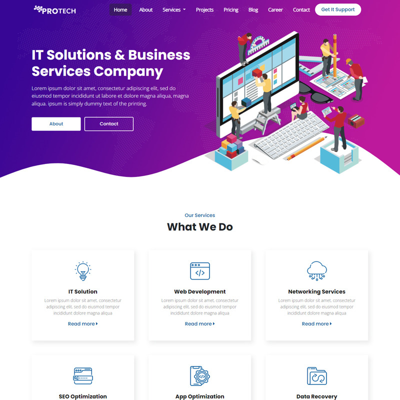 Oxentech - Web Design and Development Agency HTML5 Website Template - Features Image 1