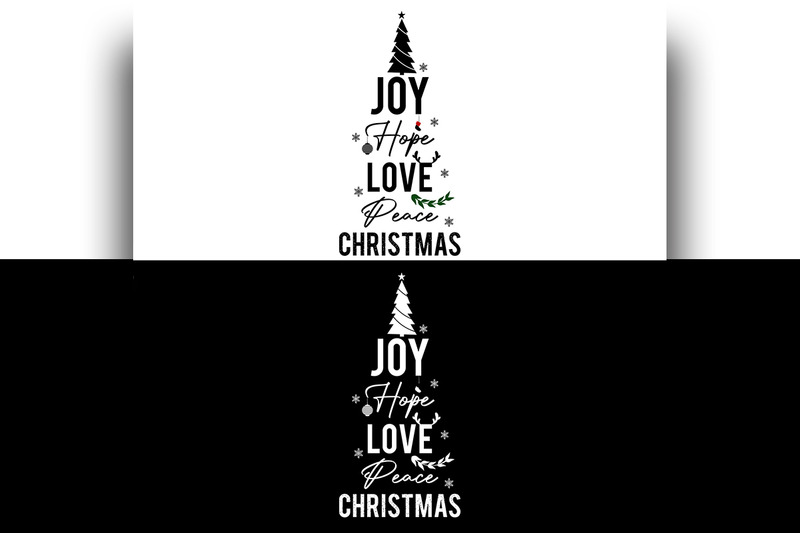 Christmas Typography T Shirt Design - Features Image 1