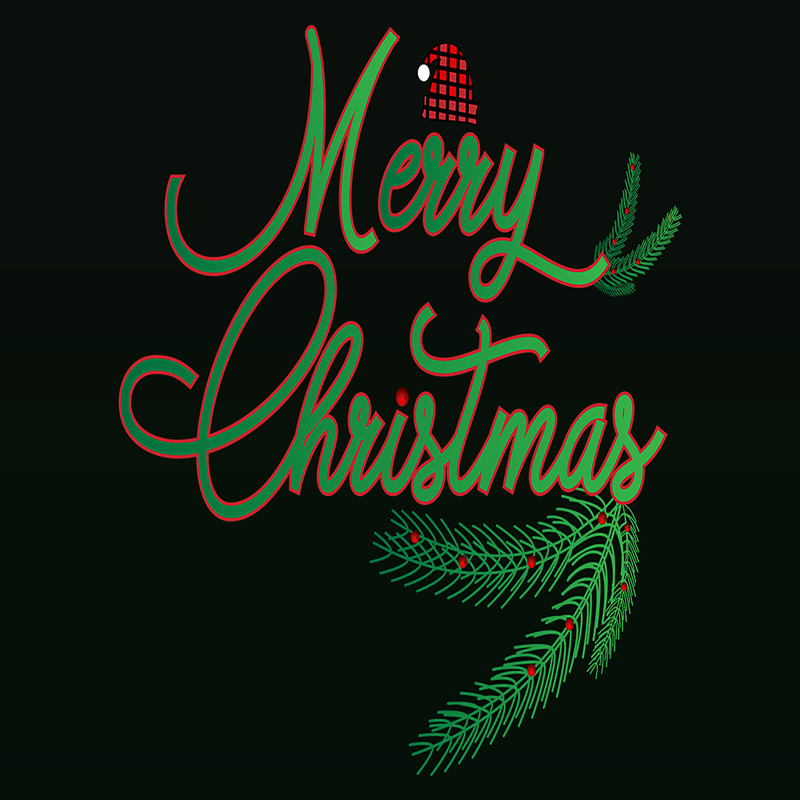 Christmas Typography T-Shirt Design - Features Image 2