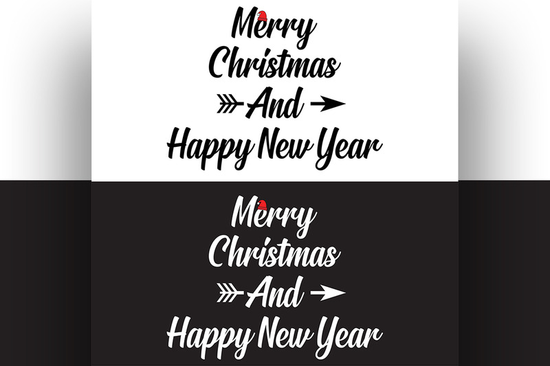 Christmas And New Year Typography T-shirt Design. - Features Image 3