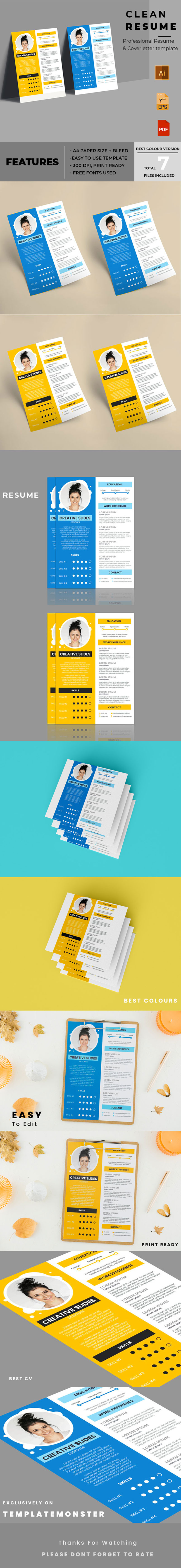 Diapositive creative - Modello di curriculum moderno minimalista - Caratteristiche Immagine 1