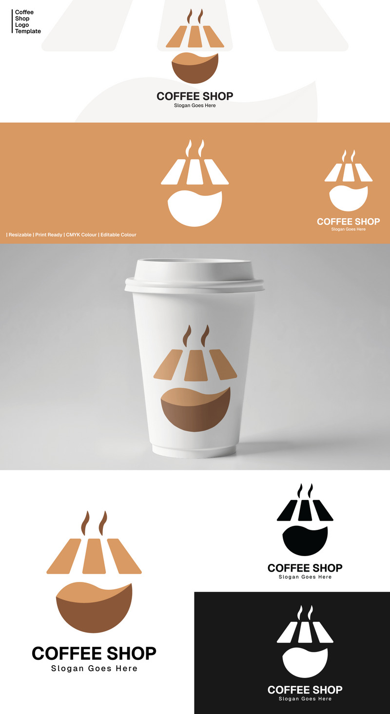 Modern kafélogotypmall - Features Image 1