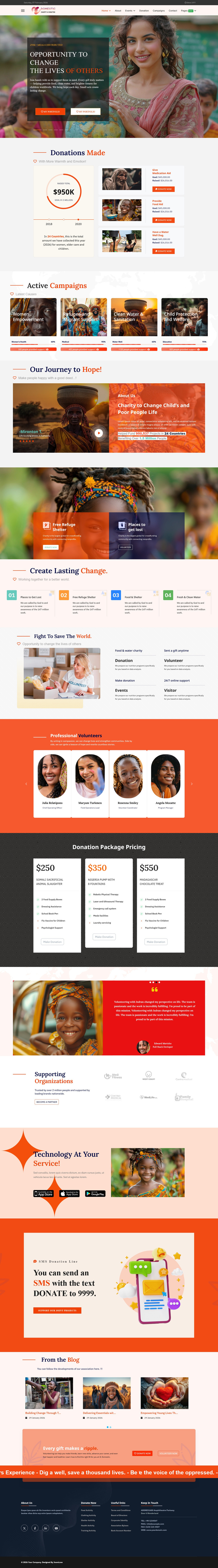 Modèle Joomla6 JL Domestic Charity and Donation - Caractéristiques de l’image 1