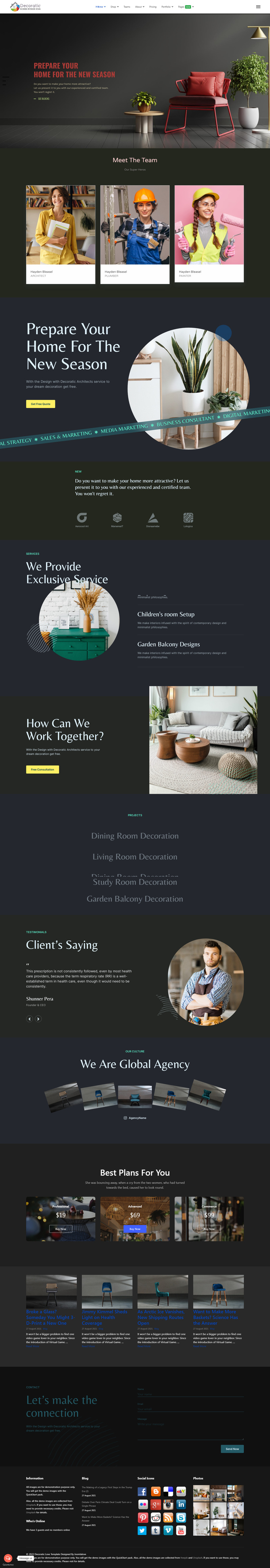 Decoratic Furniture and Interior Design Joomla4 Template - Features Image 5