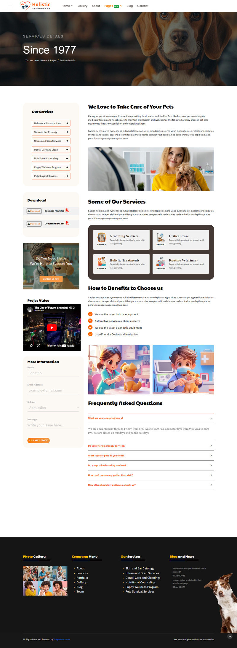 Šablona JL Holistic Pet Care and Veterinary Services Joomla6 - Features Image 3