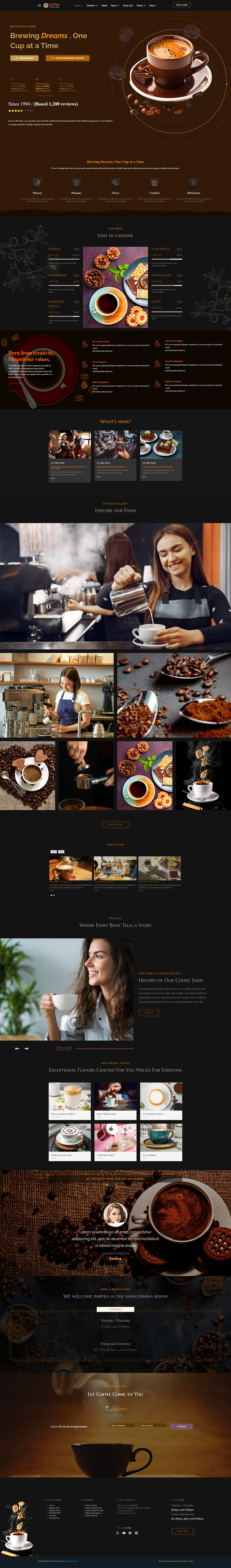 Šablona Joomla5 pro kavárnu a restauraci s kávou JL Kahvecolic - Features Image 1