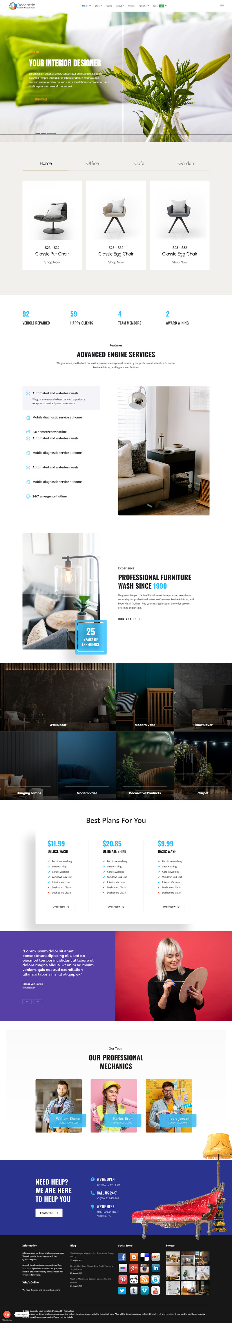 Decoratic Furniture and Interior Design Joomla4 Template - Features Image 6