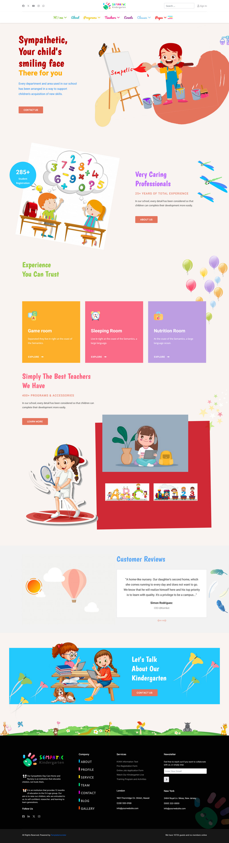 JL Sempatic 幼儿园和儿童学校 Joomla5 模板 - Features Image 2
