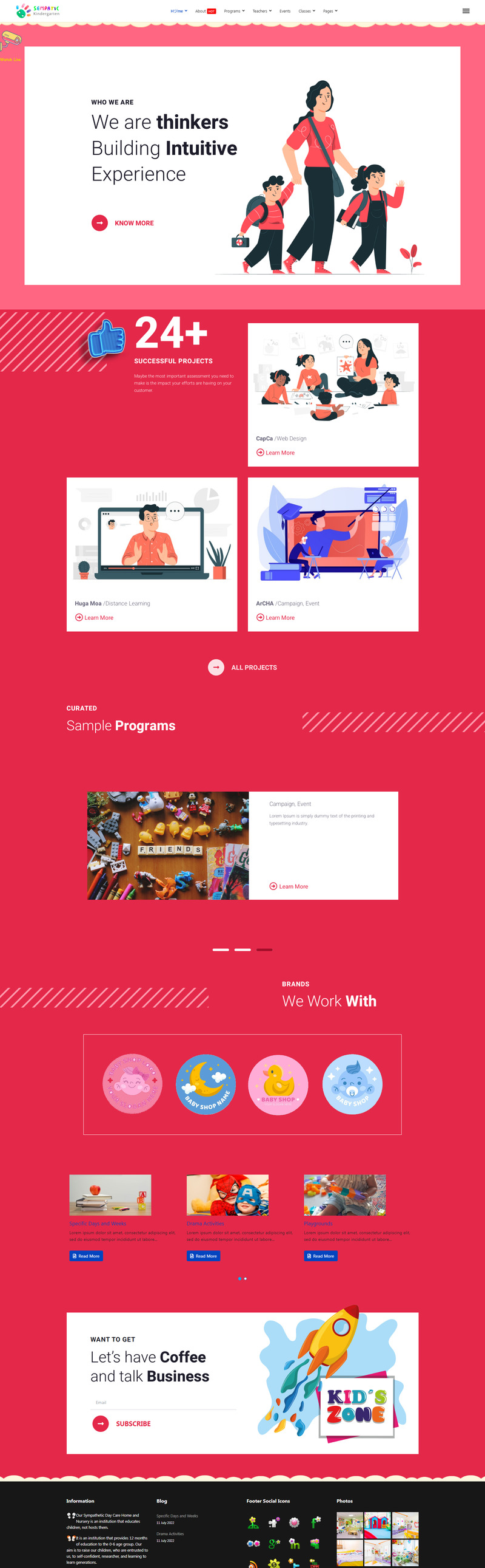 Sempatic Kindergarten and Kids School Joomla 4 Template - Features Image 9