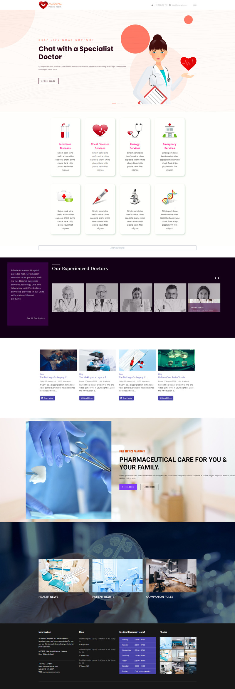 Academic Medical and Health Joomla4 Template - Features Image 2