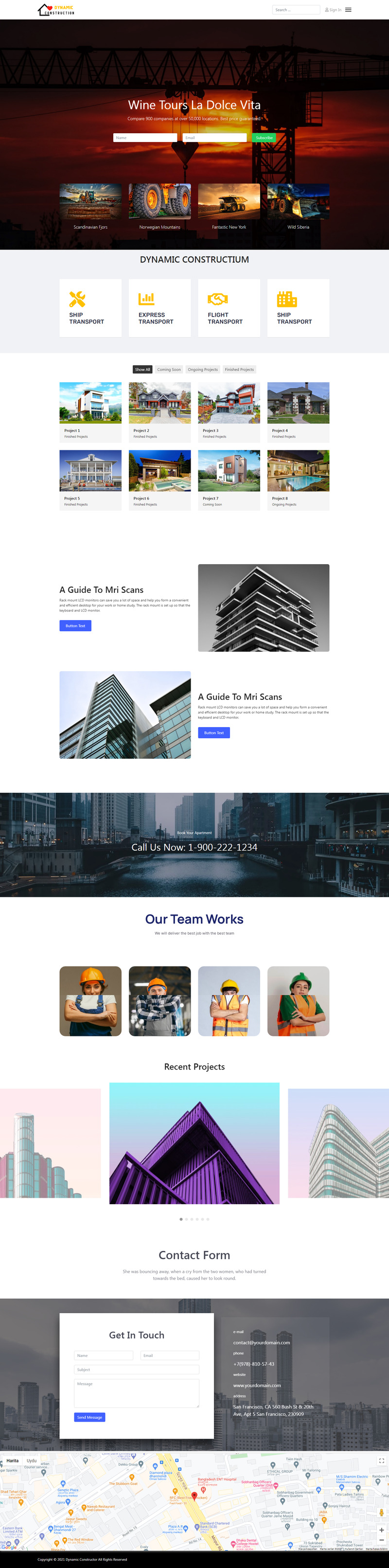 Dynamic Construction Joomla4 Template - Features Image 4