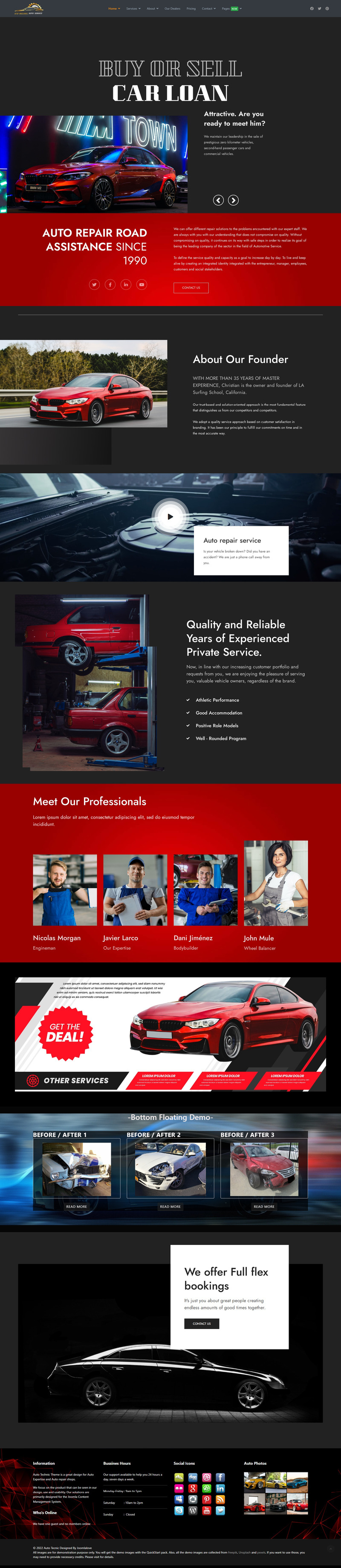 Oto-Mecanic Auto Service and Expertiz Joomla4 Template - Features Image 5