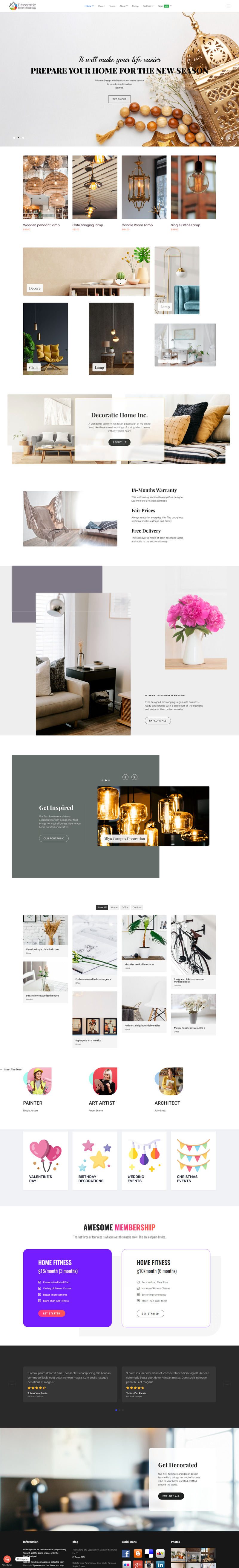 Decoratic Furniture and Interior Design Joomla4 Template - Features Image 7