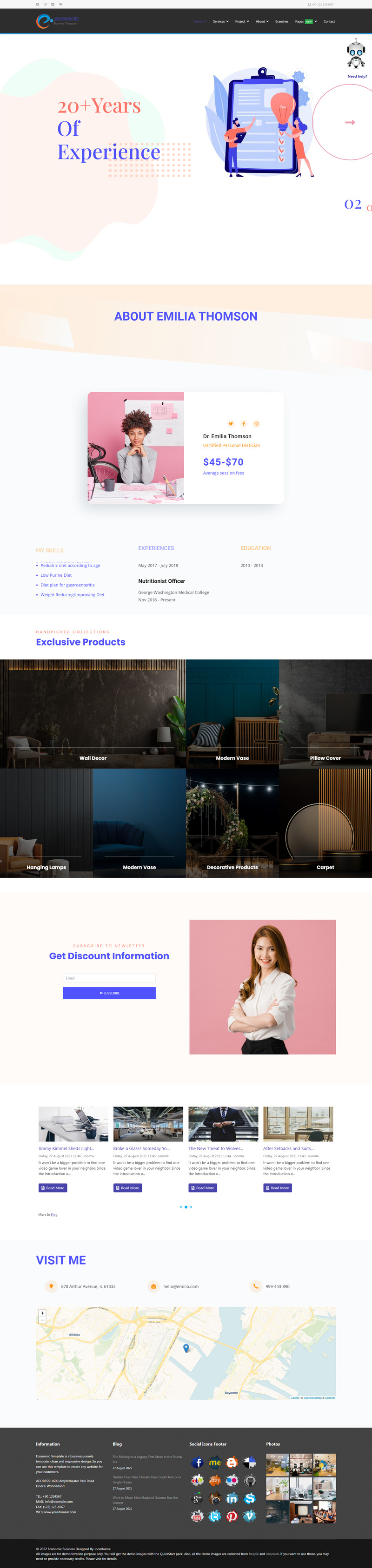 Economic Business Joomla 4 Template - Features Image 3