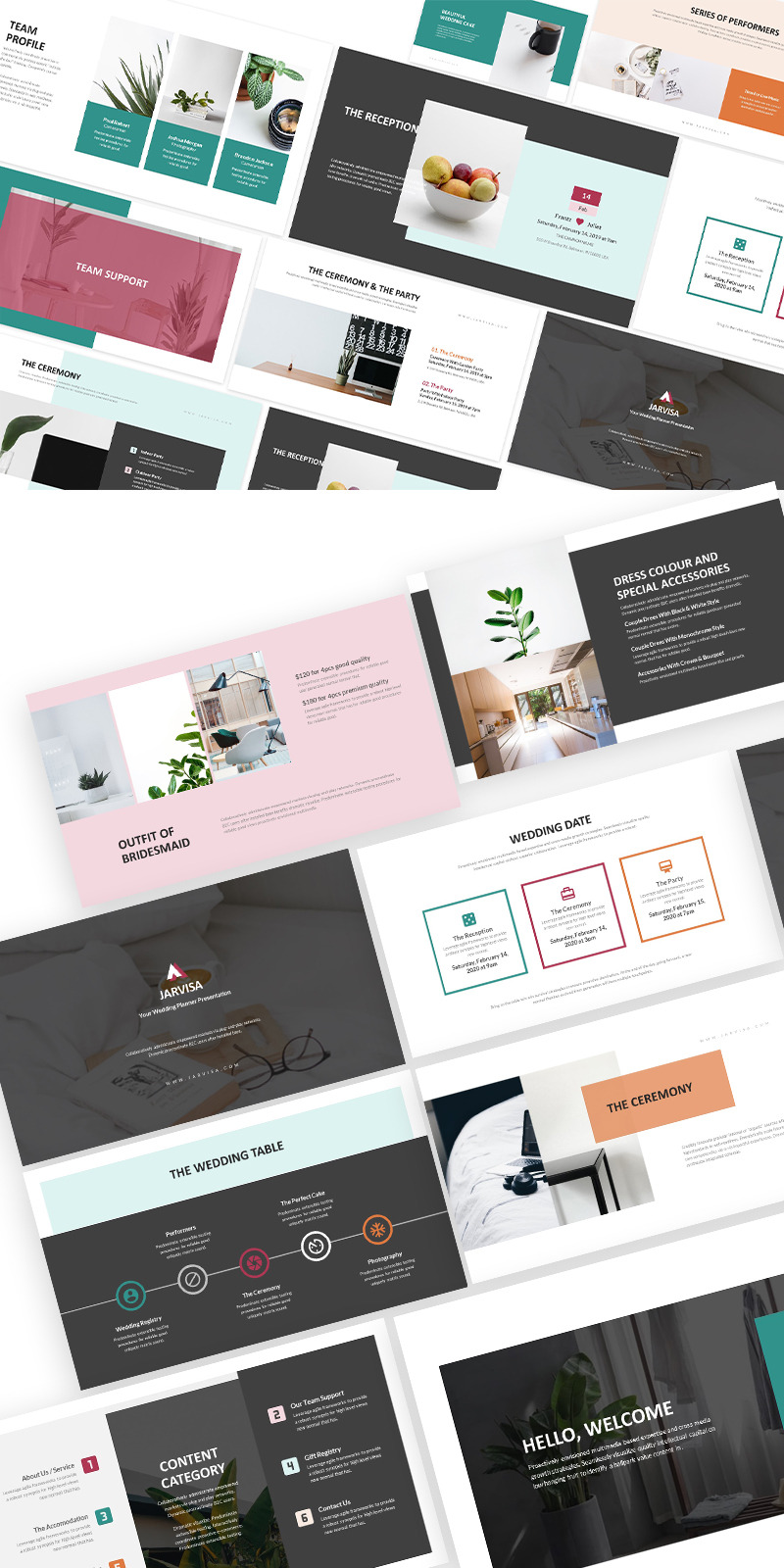 Jarvisa Wedding Google Slides Template - Features Image 1