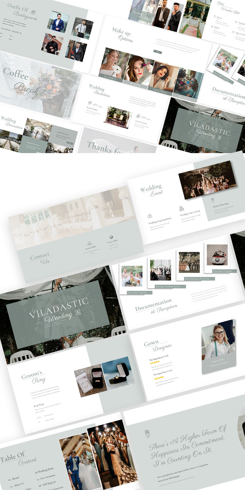 Viladastic Wedding Powerpoint Template - Features Image 1