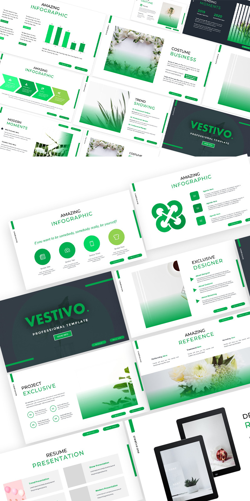 Vestivo Profesional Powerpoint Template - Features Image 1