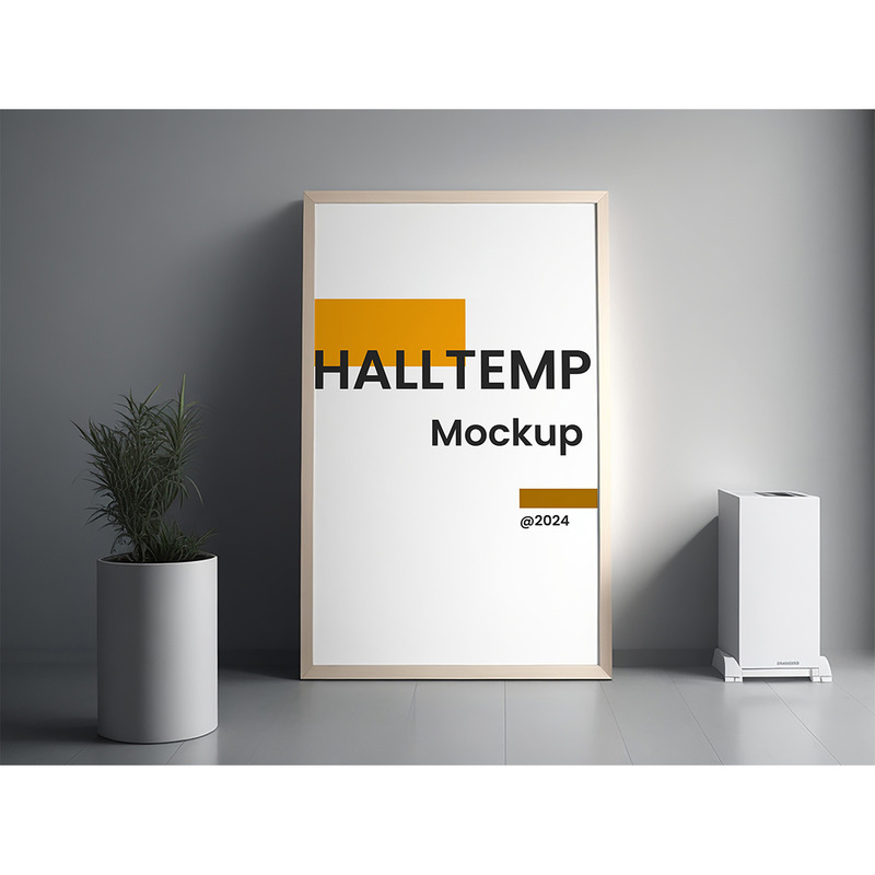 Maquete de moldura de pôster - Maquete de moldura de pôster #18