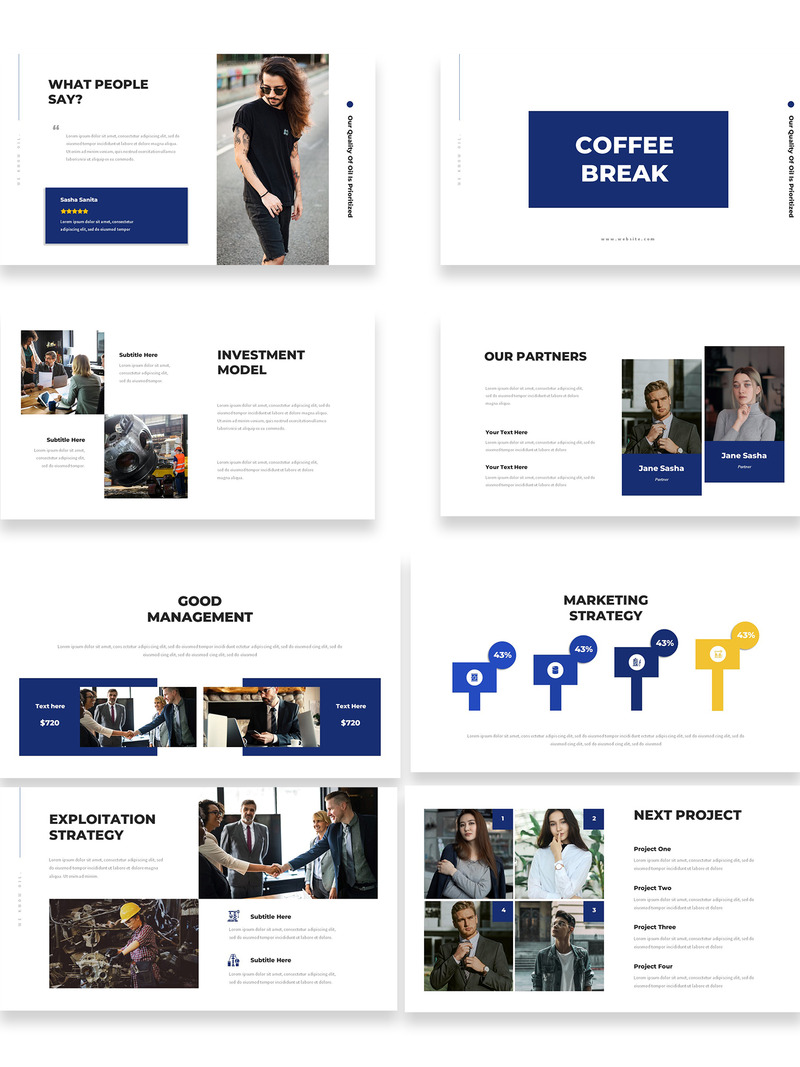石油和天然气 Googleslides 模板 - Features Image 1
