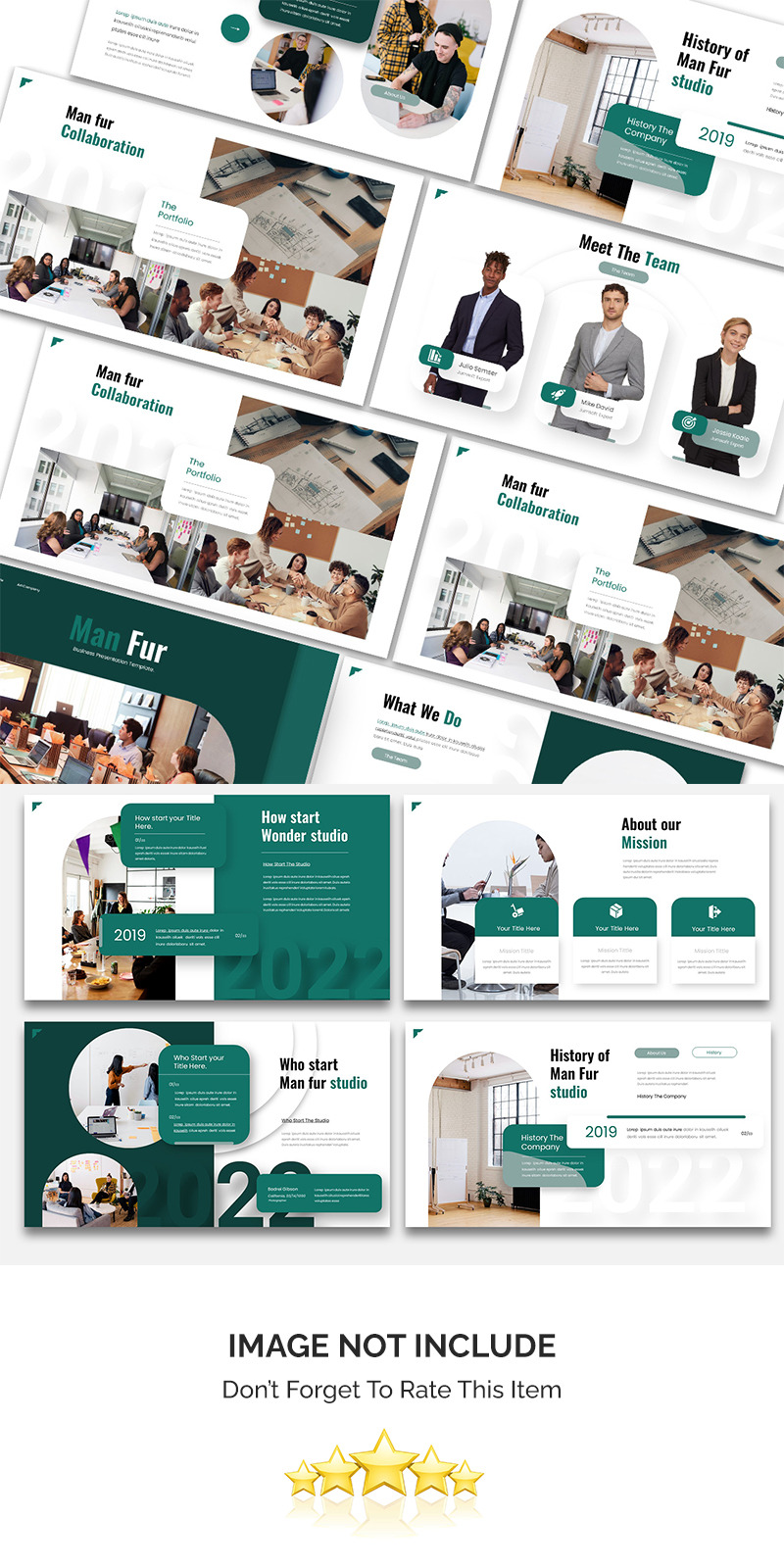 Manfur Business Company Google Presentaties-sjabloon - Features Image 1