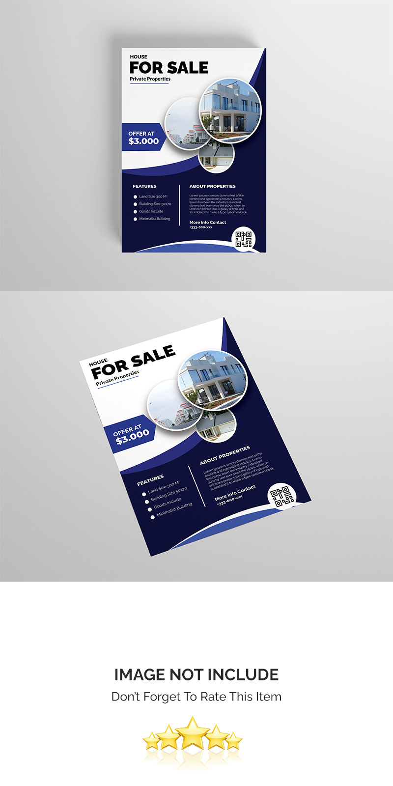 Flayer A4 Real Estate Template - Features Image 1