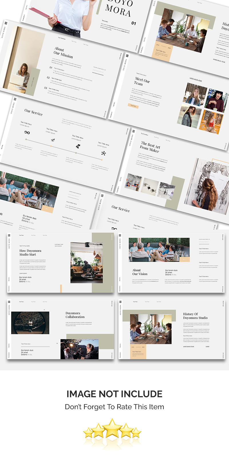 Doyomora Business Powerpoint Template - Features Image 1