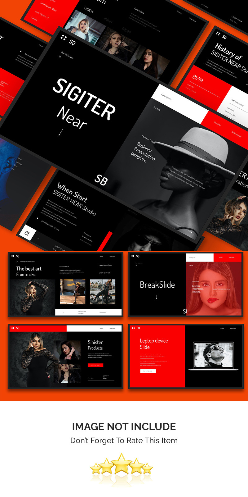Modello di Sigiter Near Business Powerpoint - Caratteristiche Immagine 1