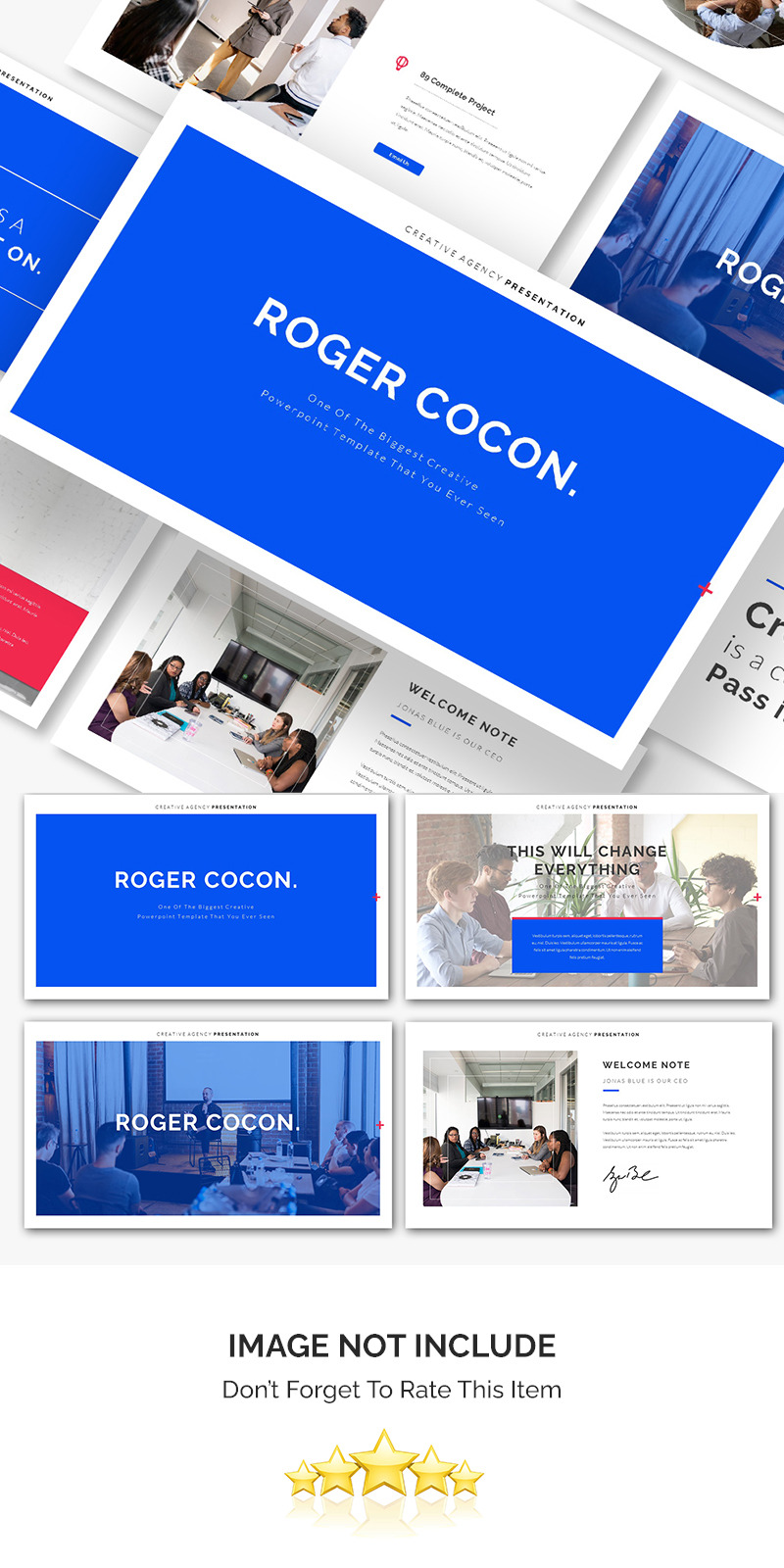 Roger Cocon Creative Powerpoint Template - Features Image 1