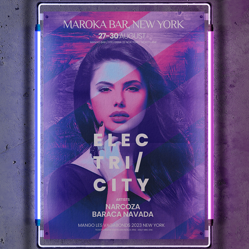 Maroka Bar Club Poster Template - Features Image 1