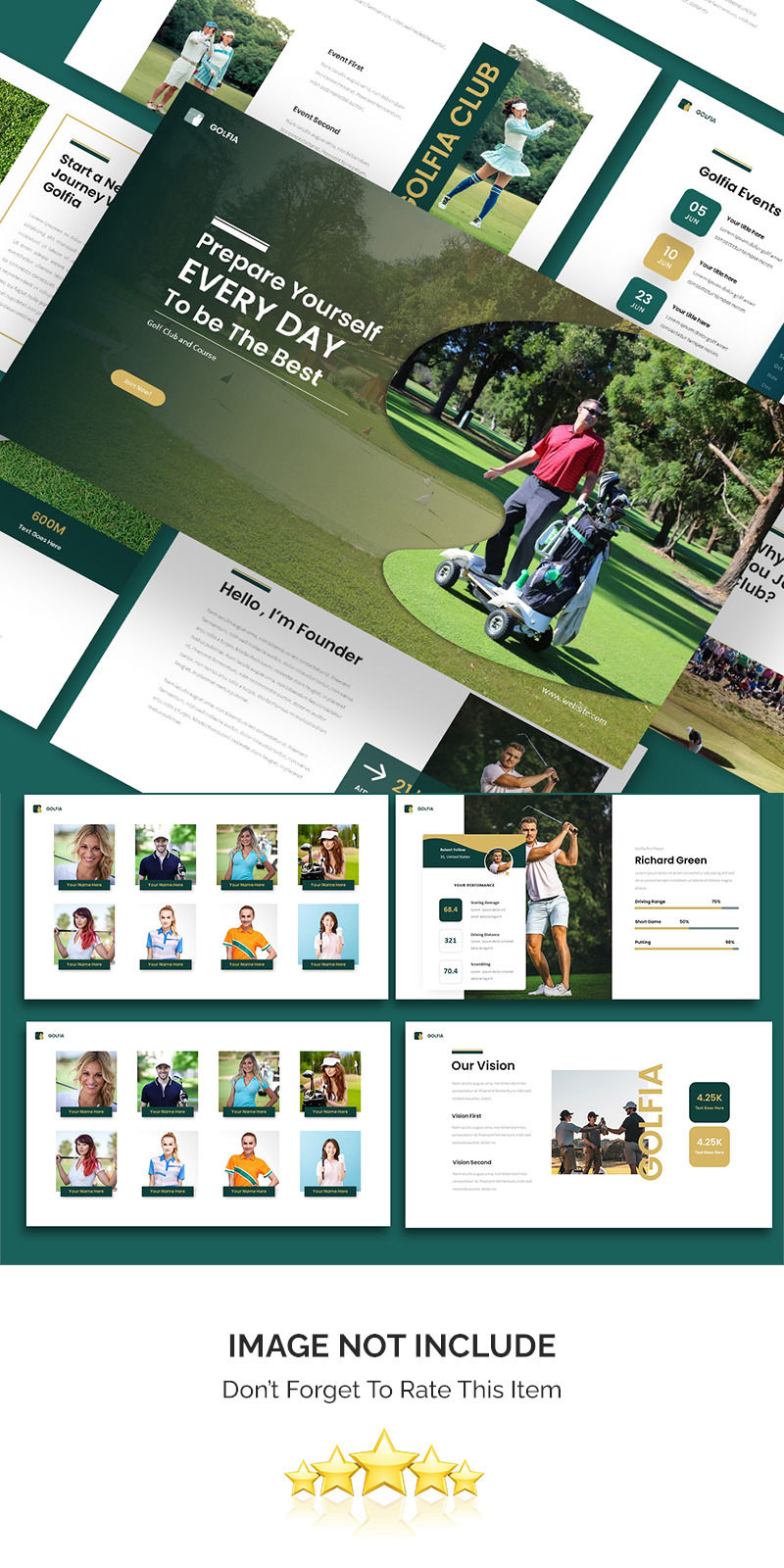 Golfia & Resort Google Slides Template - Features Image 1