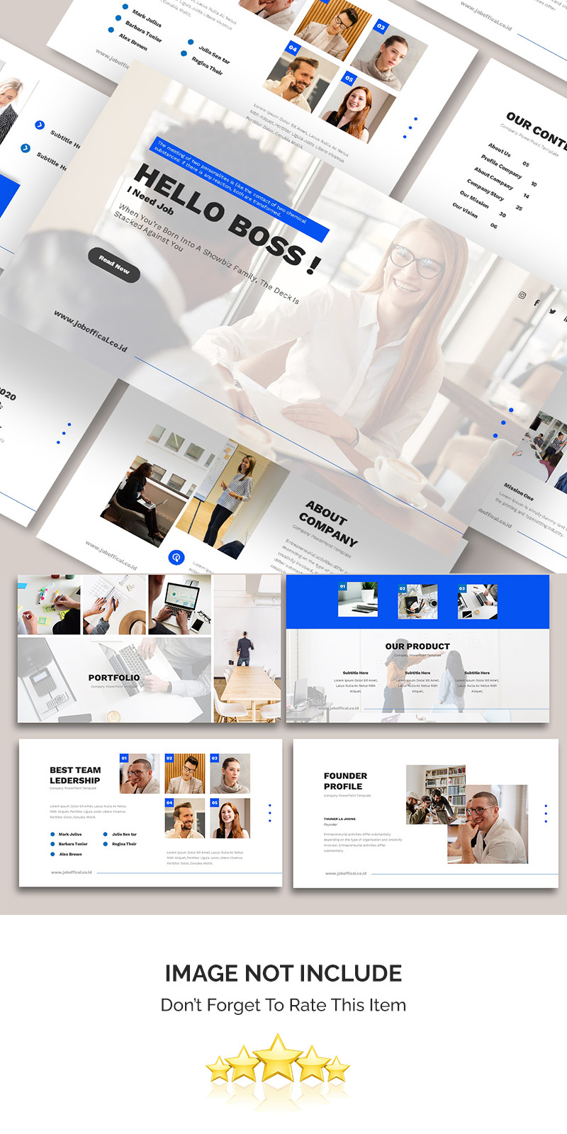 Шаблон PowerPoint для бизнес-презентации Picth Deck - Features Image 1