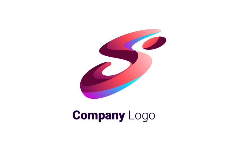 Logotipo de empresa de letra S abstracta - Características Imagen 1