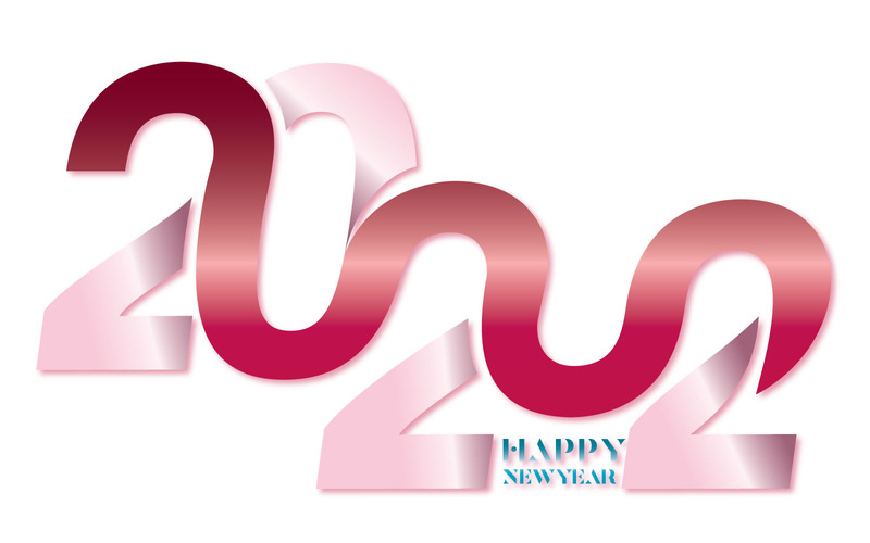 Modelo de logotipo elegante e luxuoso com saudação feliz e feliz ano novo - Features Image 1