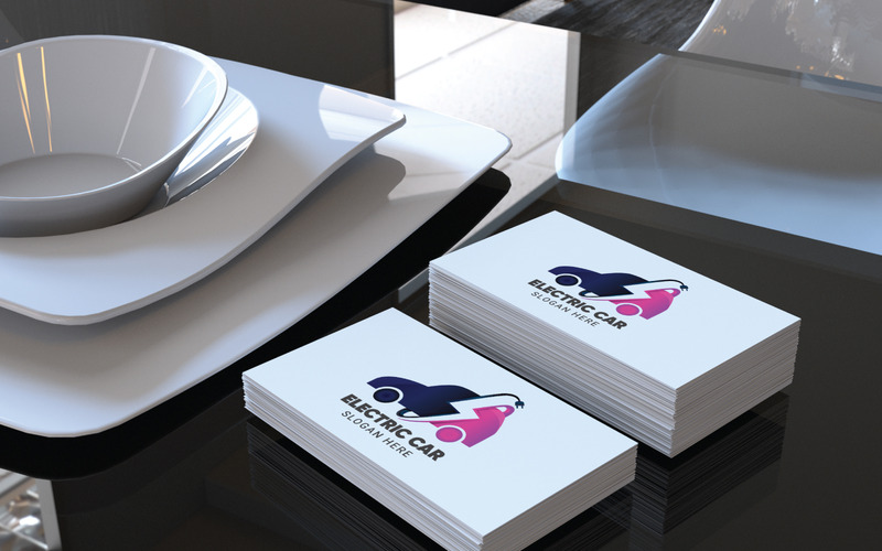 Projekt logo dla pojazdów elektrycznych i ładowania premium - Obraz funkcji 1
