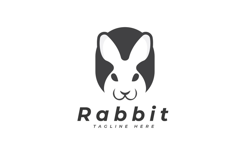 Plantilla de diseño mínimo de marca de logotipo de conejo - Características Imagen 1