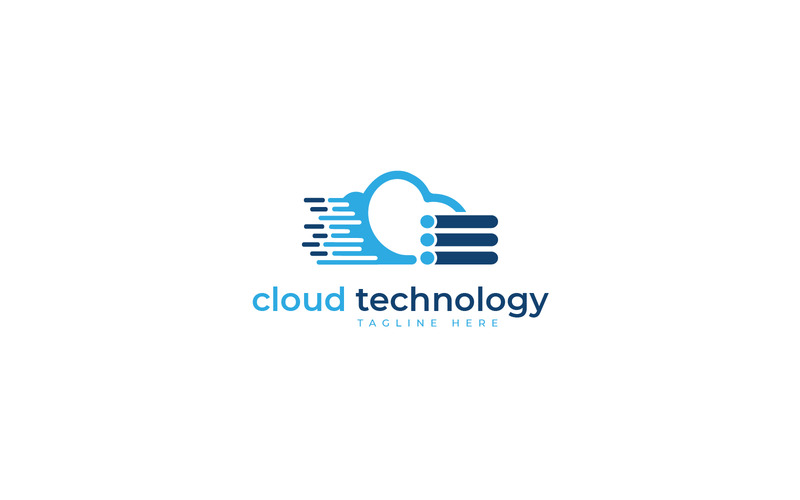 Šablona návrhu loga cloudové technologie - Features Image 1