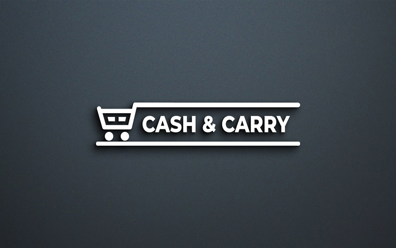 Free Cash and Carry, Super Market Logo TemplateMonster