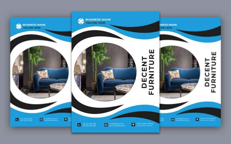 Furniture Showroom Flyer Template 226778 TemplateMonster