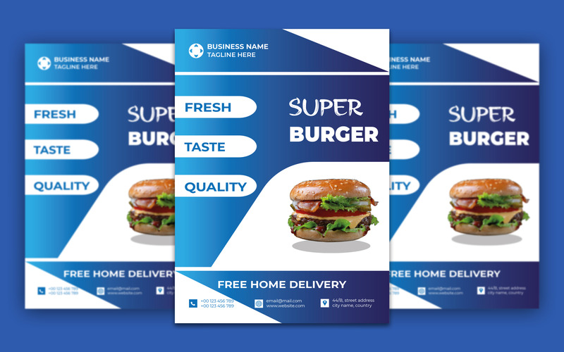 Super Burger szórólap sablon - Features Image 2