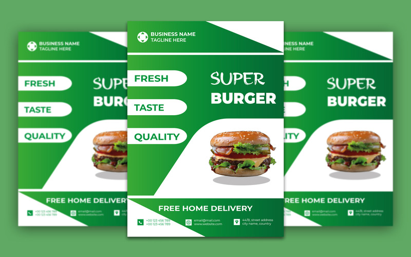 Super Burger szórólap sablon - Features Image 3