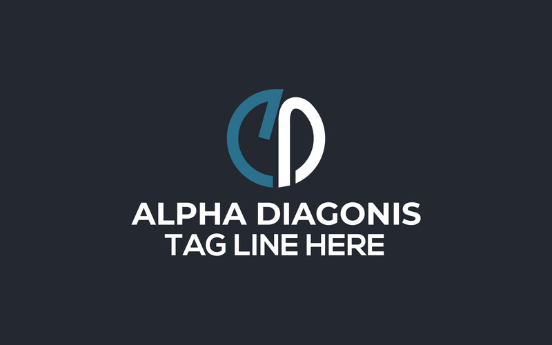 Alpha Diagonis AD Letter Logo Design - Caractéristiques de l’image 1