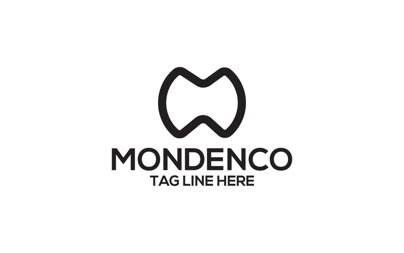 Mondenco M bokstaven Logotyp designmall - Features Image 1