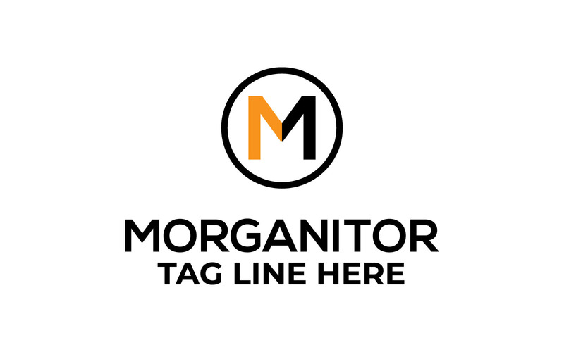 Modello di logo della lettera M di Morganitor - Caratteristiche Immagine 1