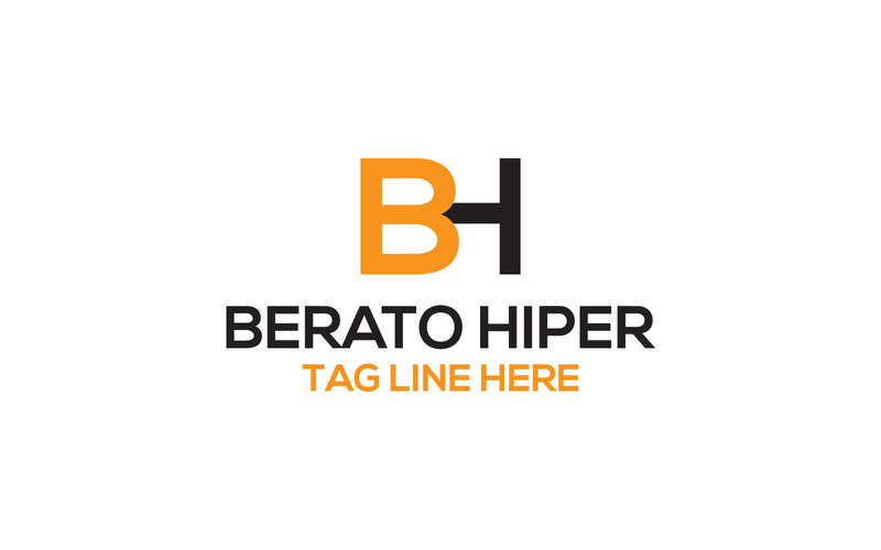 Plantilla de diseño de logotipo de letra Berato Hiper BH - Características Imagen 1