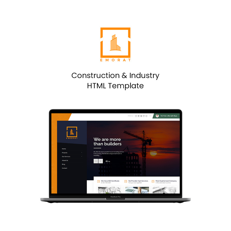Emorat - Construction and Industry Template - Features Image 1