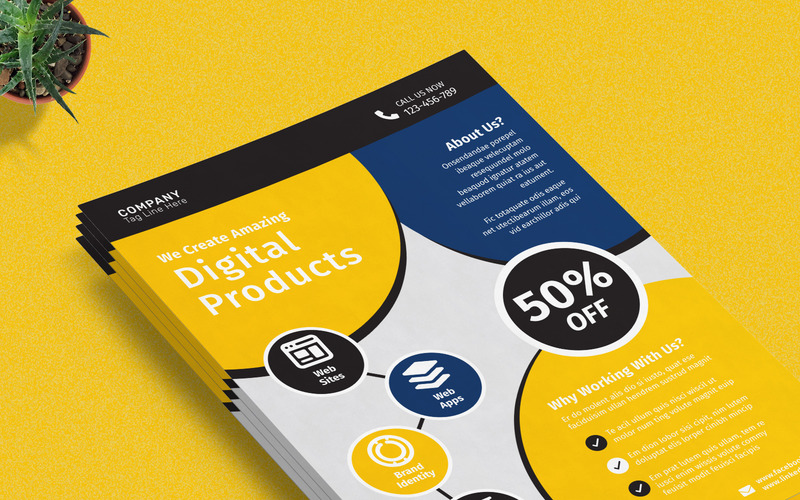 FREE Professional Flyer Design Illustrator and Affinity Designer - Features Image 2