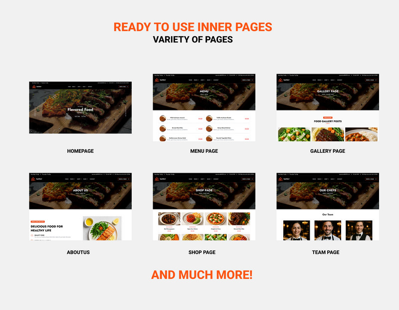 TastelyHTML – Nowoczesny responsywny szablon HTML dla restauracji z interaktywnym menu i możliwością rezerwacji online - Obraz funkcji 2