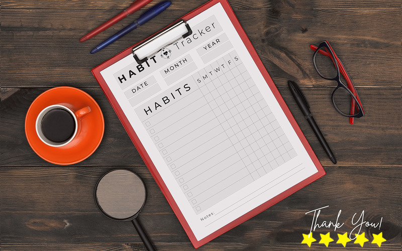 Habit Tracker Weekly Kdp Interior - Eigenschaften Bild 3
