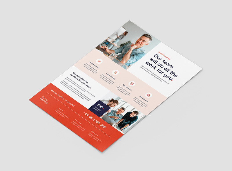 Consulting Agency Flyer Template - Features Image 1