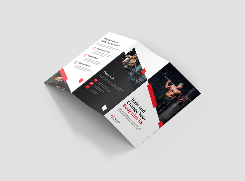 Brožura Fitness Gym Center Tri-Fold - Features Image 2